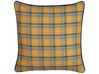 Set of 2 Cushions Chequered Pattern 45 x 45 cm Multicolour DICENTRA_801585
