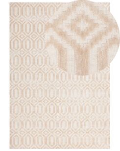 Matto viskoosi beige 160 x 230 cm ADATEPE