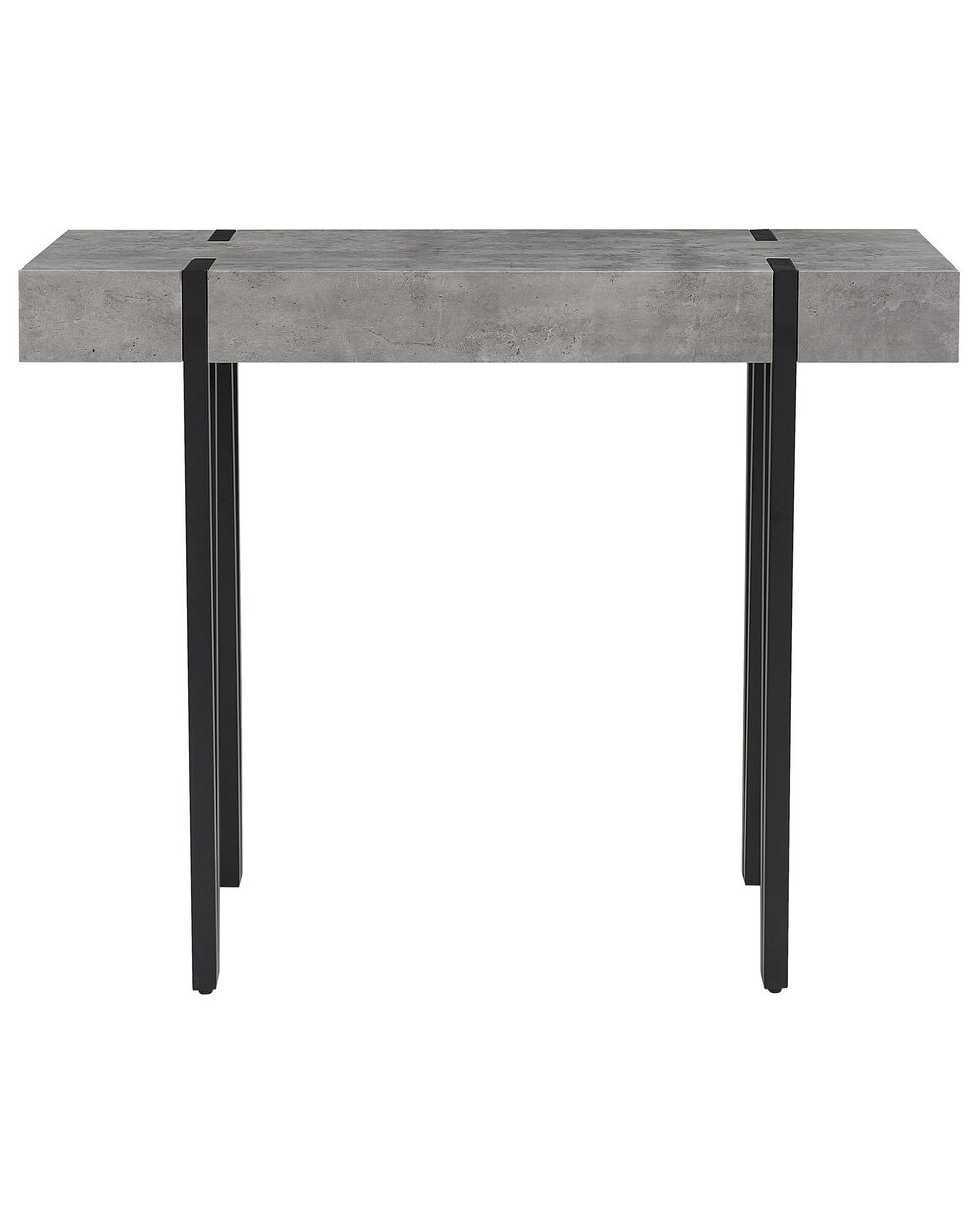 Konsolentisch Betonoptik / schwarz EDANA