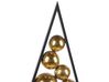 Dekofigur Metall schwarz / gold Tannenbaum 65 cm RANUA_787000
