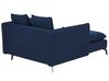 Fabric Chaise Lounge Blue CHARMES_887902