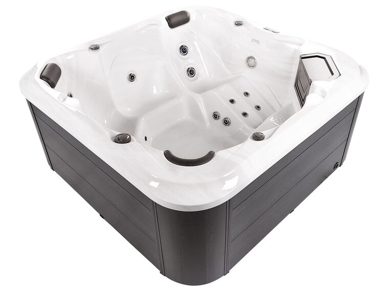 Square Hot Tub with LED White TULAROSA_818511
