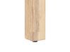 Table de jardin en fibre-ciment gris et bois d'acacia 180 x 90 cm OSTUNI_805143