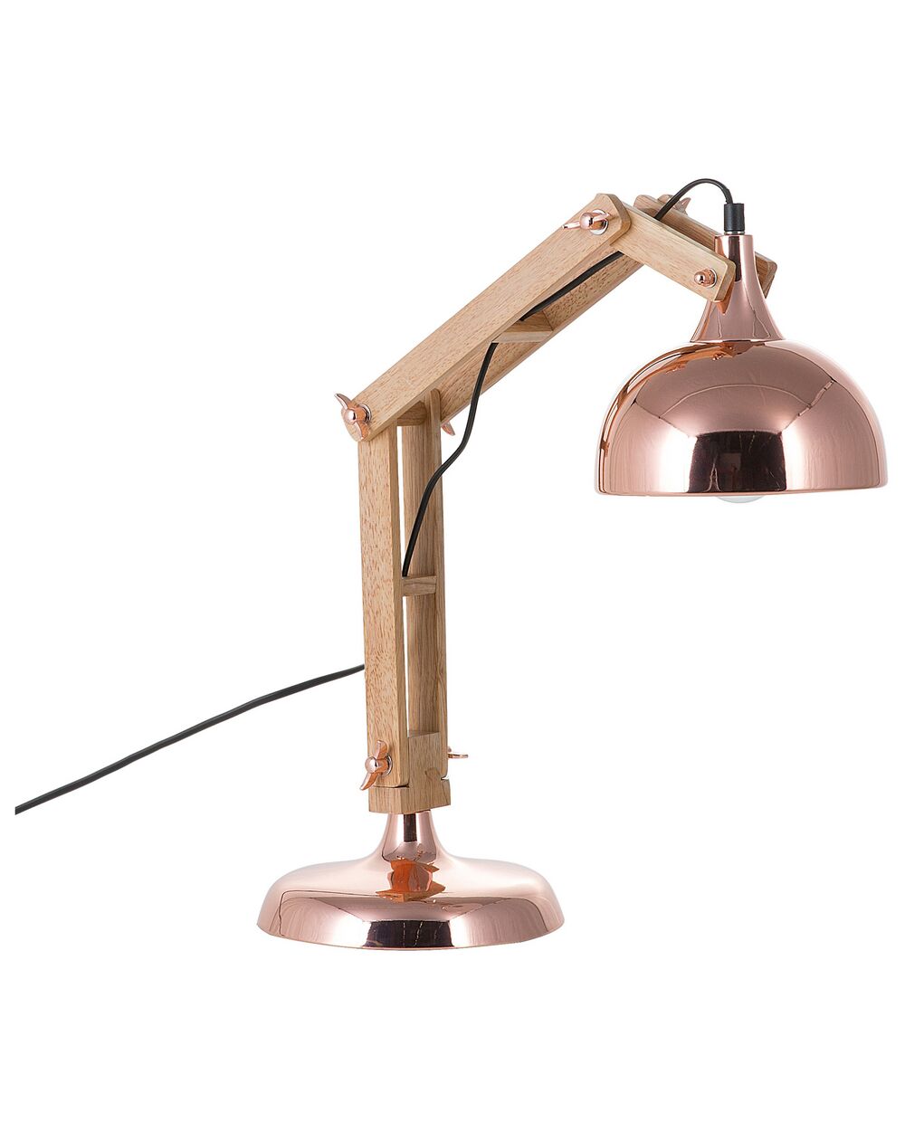 Lampe de table industrielle cuivre - Ruby - LumenXL