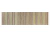 Teppich Jute beige / hellgrün 80 x 300 cm Streifenmuster Kurzflor zweiseitig TALPUR_850041
