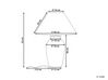 Keramická stolní lampa béžová RODEIRO_878626