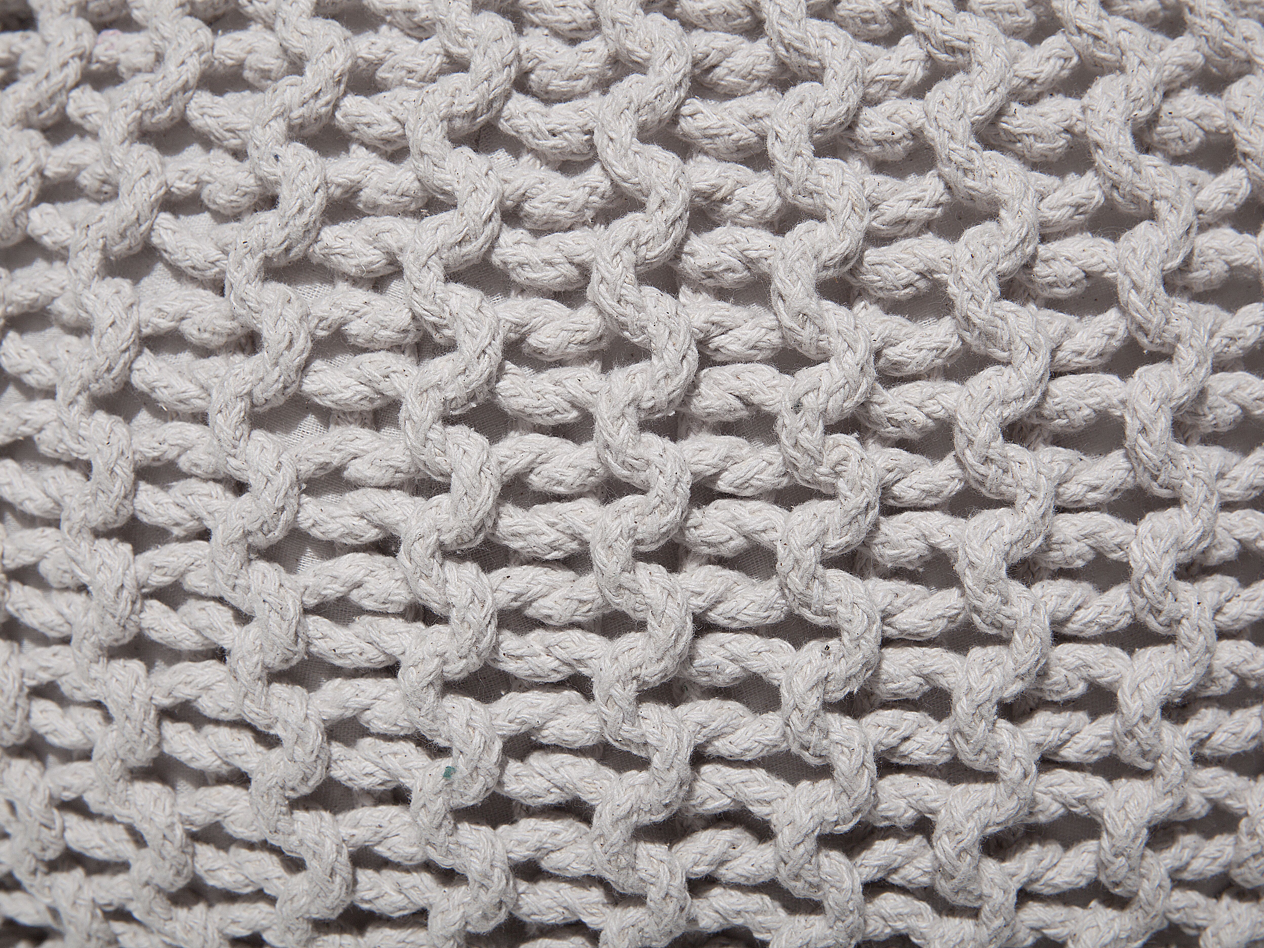Puf 40 x 25 cm jasnoszary CONRAD