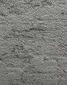 Maceta de mezcla de piedra gris oscuro 39 x 39 cm DELOS_692573