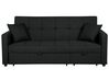 Fabric Sofa Bed Black GLOMMA_717996