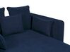 Fabric Chaise Lounge Blue CHARMES_887906