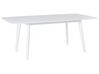 Rozkladací jedálenský stôl 150/195 x 90 cm biely SANFORD_757994