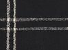 Manta de algodón negro/blanco 130 x 170 cm KULAC_864080