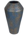 Dekoratívna keramická váza zlatá / tyrkysová MASSA_747799