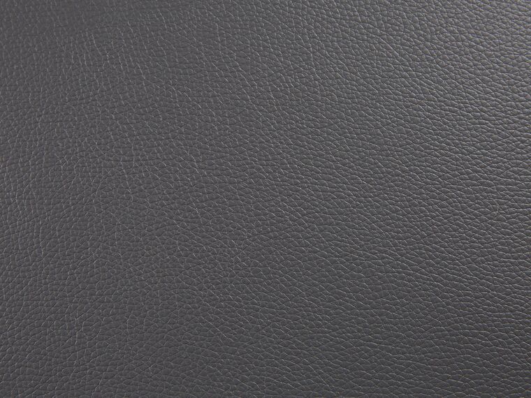 Faux Leather Living Room Set Grey LEIRA Beliani.fr