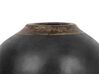 Blomvas keramik 31 cm svart LAURI_742464