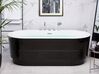 Freestanding Bath with Fixtures 1700 x 800 mm Black EMPRESA _811216