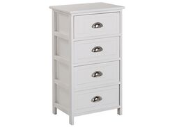 Lipasto 4 laatikkoa valkoinen LUCY Lipasto 4 laatikkoa valkoinen LUCY
