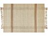 Jutový koberec 160 x 230 cm béžový YELMEZ_850122