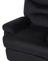 Velvet Recliner Chair Black ESLOV_779815