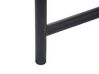Console Table Dark Wood with Black JOSE_832913