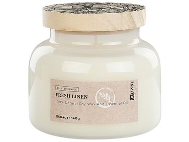 Soy Wax Scented Candle Fresh Linen DELIGHT BLISS