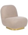 Boucle Armless Chair Beige LOVIISA_899143