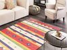 Bavlněný kelimový koberec 140 x 200 cm vícebarevný ALAPARS_869799