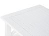 Mesa de jardín de madera de acacia blanca 100 x 55 cm BALTIC_701294