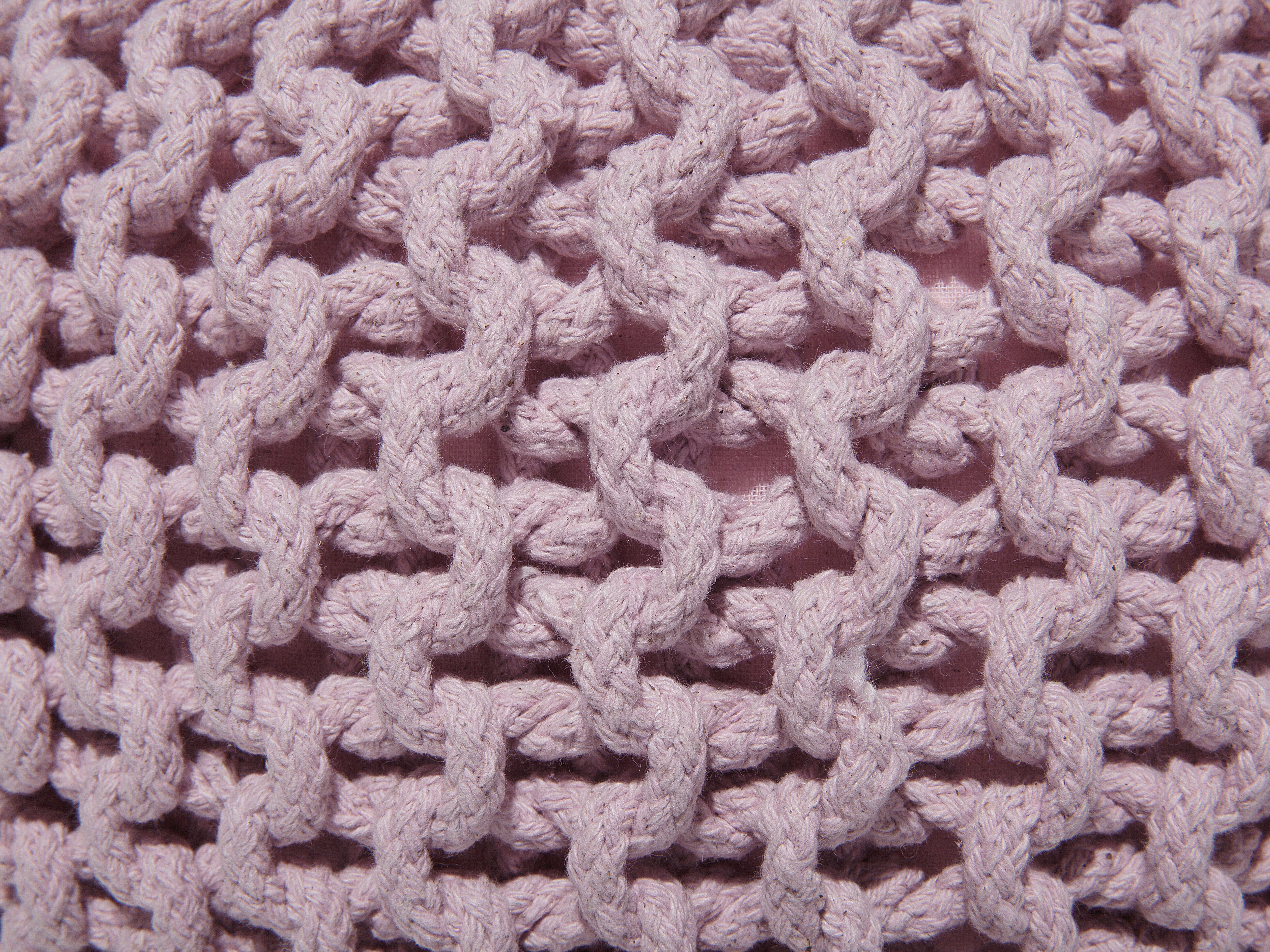 Puf 40 x 25 cm różowy CONRAD