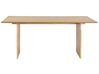 Jedálenský stôl 180 x 90 cm svetlé drevo MOORA_897200