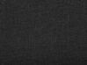 Cama dupla em tecido cinzento escuro 80 x 200 cm LIBOURNE_770631