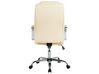 Faux Leather Executive Chair Beige WINNER_762239
