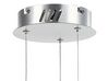 Křišťálová závěsná LED lampa stříbrná MAGAT_824684