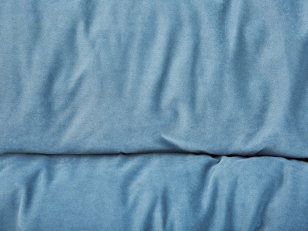 Velvet Dog Bed 90 x 60 cm Blue ERGANI Beliani