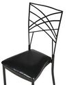 Set of 2 Dining Chairs Black GIRARD_913469