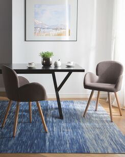 Tuoli kangas ruskeanharmaa 2 kpl BROOKVILLE