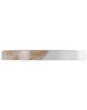 Plafonnier en métal LED ⌀ 51 cm blanc et bois clair PATTANI_824744