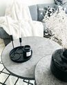 Set of 3 Coffee Tables Concrete Effect with Black MELODY_846292