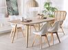 Table de salle à manger extensible effet bois clair 180/210 x 90 cm HAGA_786560