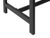 Jedálenská súprava stola a 4 stoličiek tmavé drevo/čierna ARLINGTON_690177