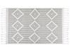 Tapete de exterior branco e cinzento 140 x 200 cm TABIAT_852862