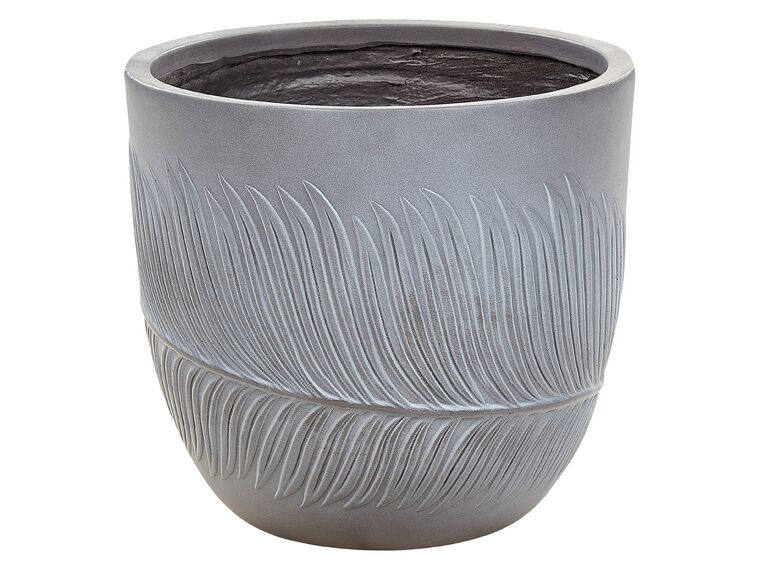 Vaso para plantas em fibra de argila cinzenta 35 x 35 x 33 cm FTERO_872013