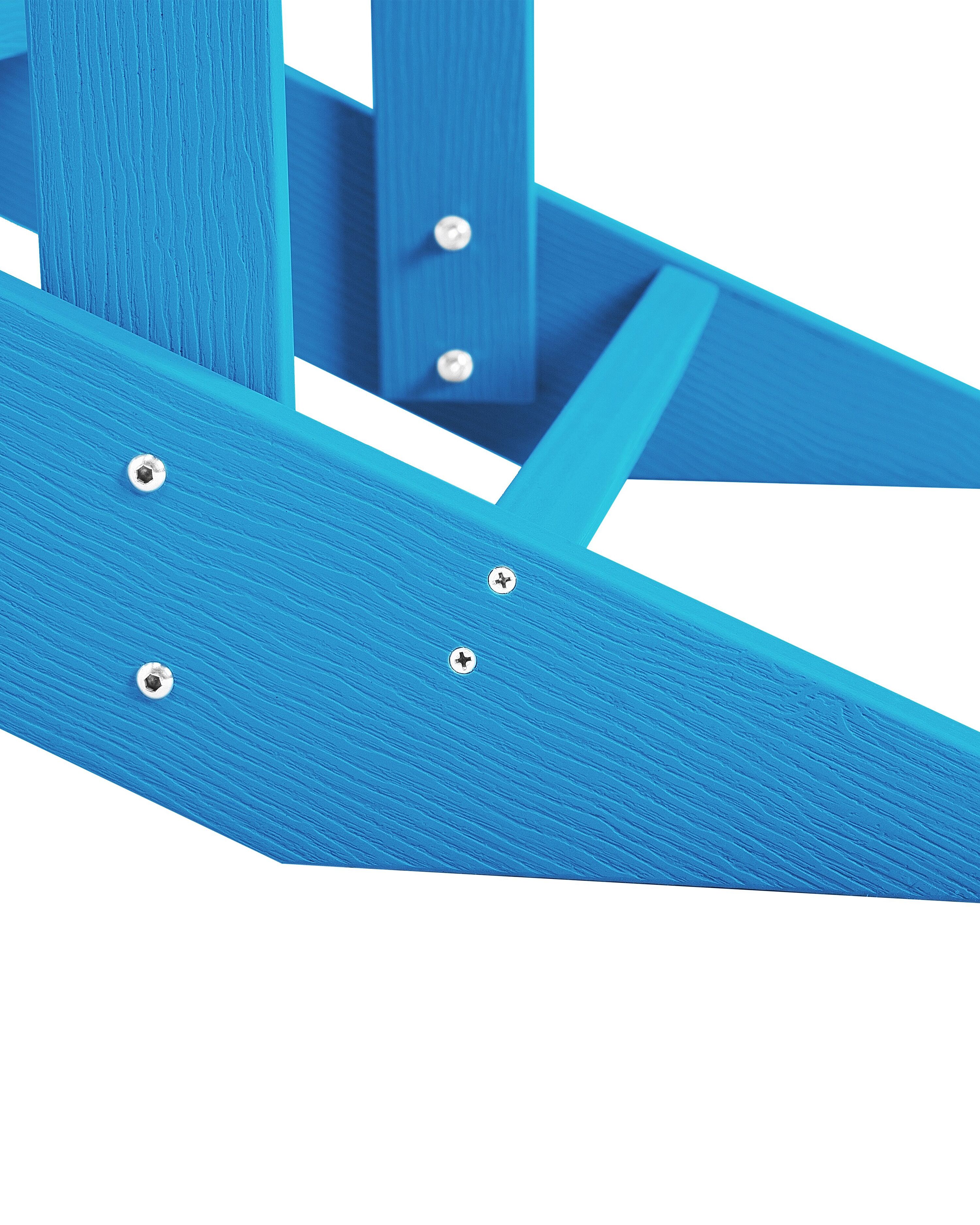 Krzesło ogrodowe niebieskie ADIRONDACK