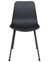 Set of 2 Dining Chairs Black LOOMIS_861799