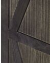 Wooden Folding 4 Panel Room Divider 170 x 163 cm Dark Brown RIDANNA_874087