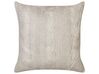 Set of 2 Cotton Cushions 45 x 45 cm Taupe CONSTYLIS_914031