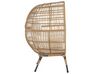PE Rattan Basket Chair Natural VEROLI_807053