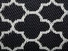 Venkovní oboustranný koberec černý 90x180 cm SURAT_734073