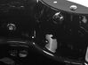 Whirlpool Badewanne schwarz Eckmodell mit LED 205  x 150 cm SENADO _780581