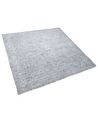 Teppich grau meliert 200 x 200 cm Shaggy DEMRE_715221